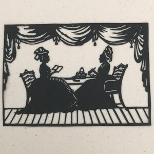 💖 Handmade PaperCut Silhouette Scherenschn…